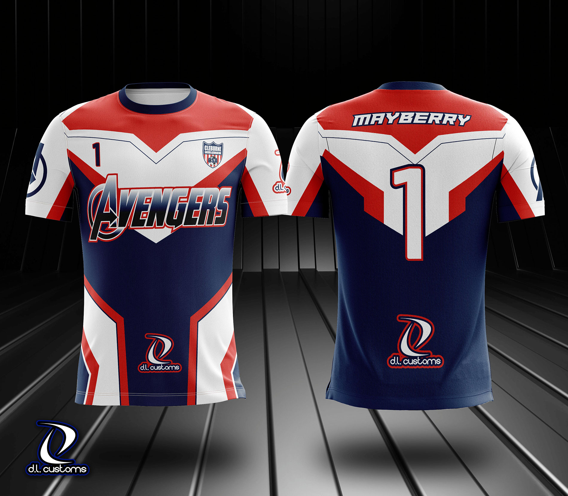 Avengers Soccer uniform design