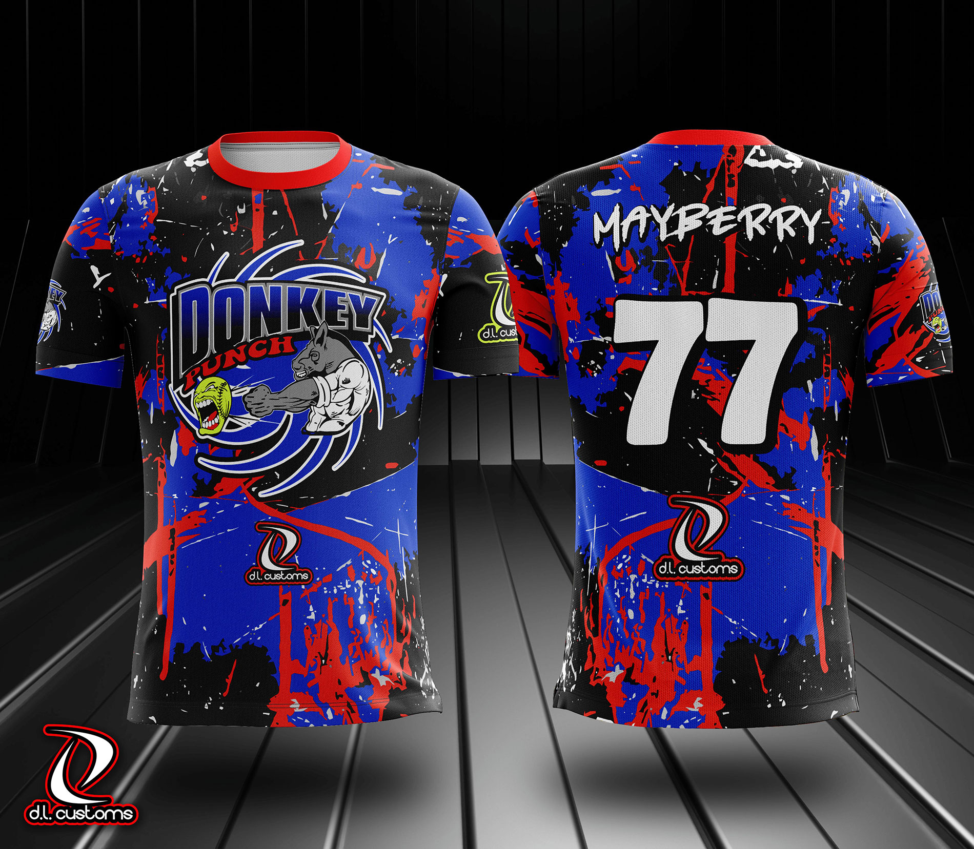 Volleyball uniform work by D.L. Customs