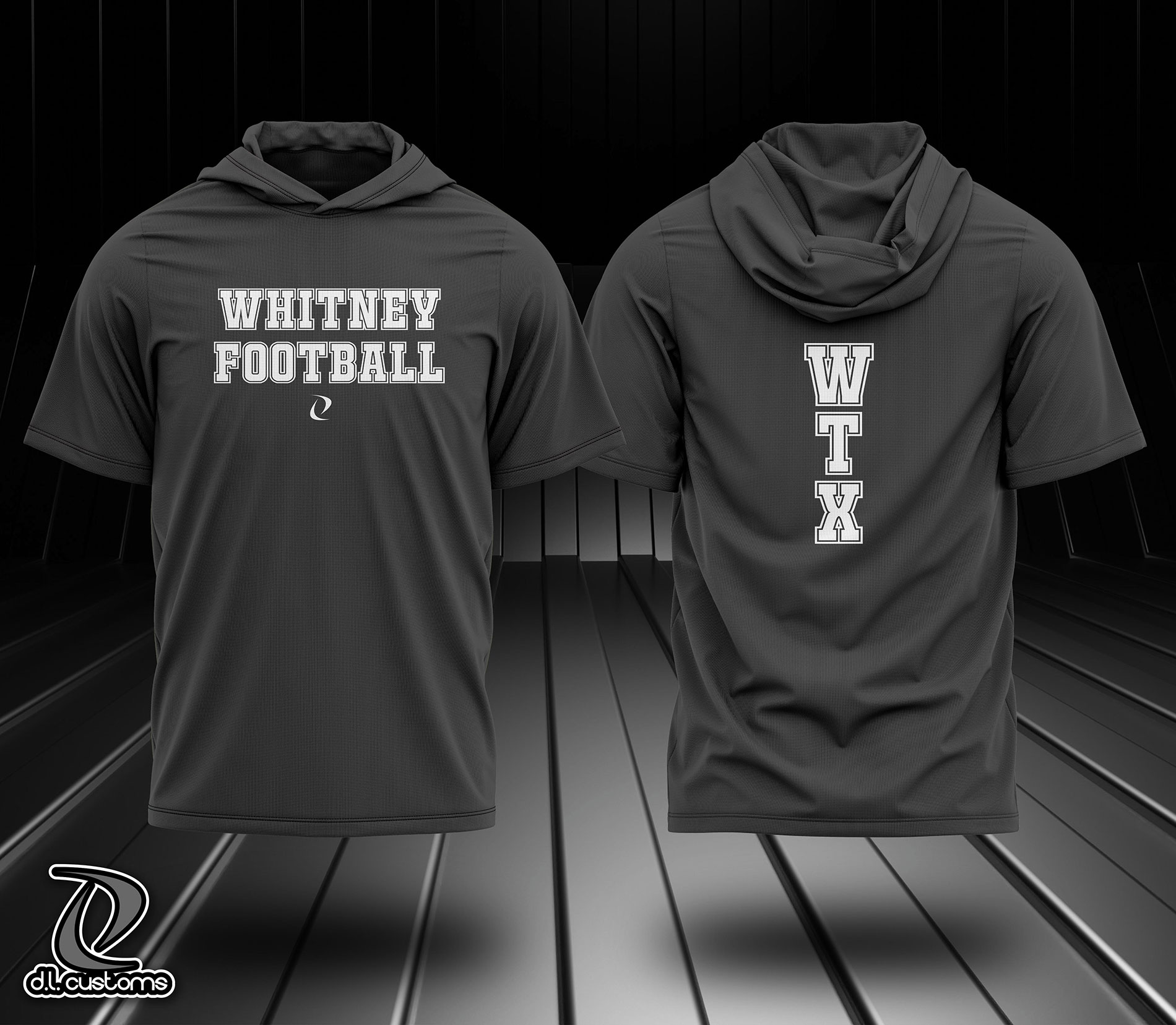 Football uniform work by D.L. Customs
